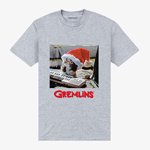 T-krekls Merch Park Agencies - Gremlins Keyboard Unisex T-Shirt Sport Grey