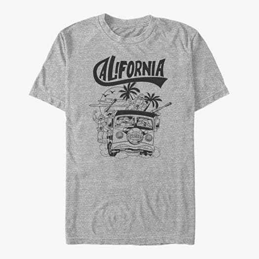 Μπλουζάκι Merch Nickelodeon Teenage Mutant Ninja Turtles - CALIFORNIA Unisex T-Shirt Heather Grey