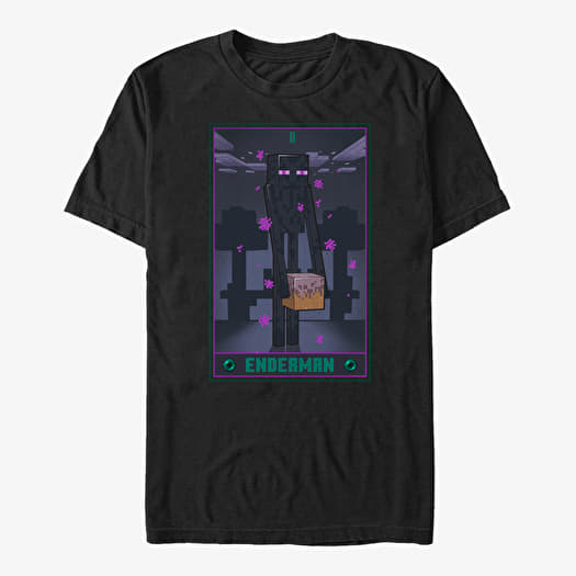 T-shirt Merch Minecraft - Ender Tarot Unisex T-Shirt Black