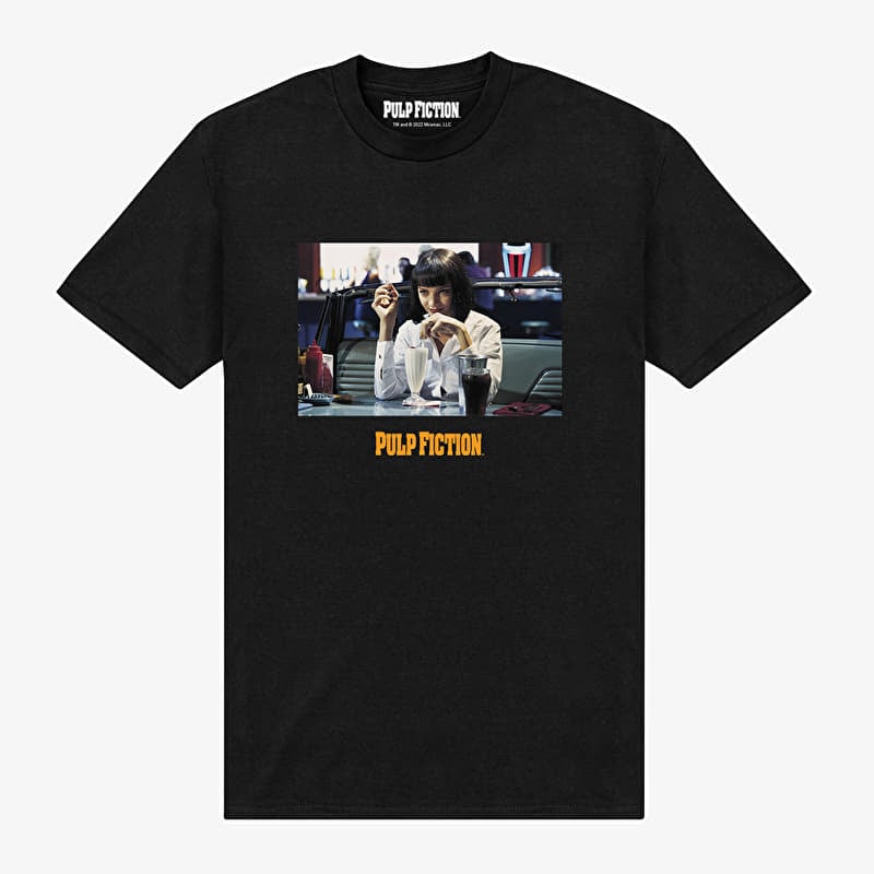 T-skjorte Merch Pulp Fiction - Pulp Fiction Mia Wallace Unisex T-Shirt Black