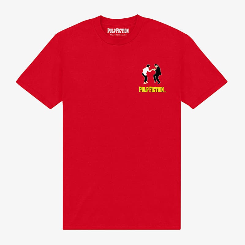 T-skjorte Merch Pulp Fiction - Pulp Fiction Vince & Mia Unisex T-Shirt Red