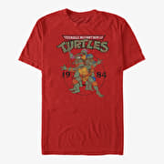 Merch Nickelodeon Teenage Mutant Ninja Turtles - Group Elite Unisex T-Shirt Red