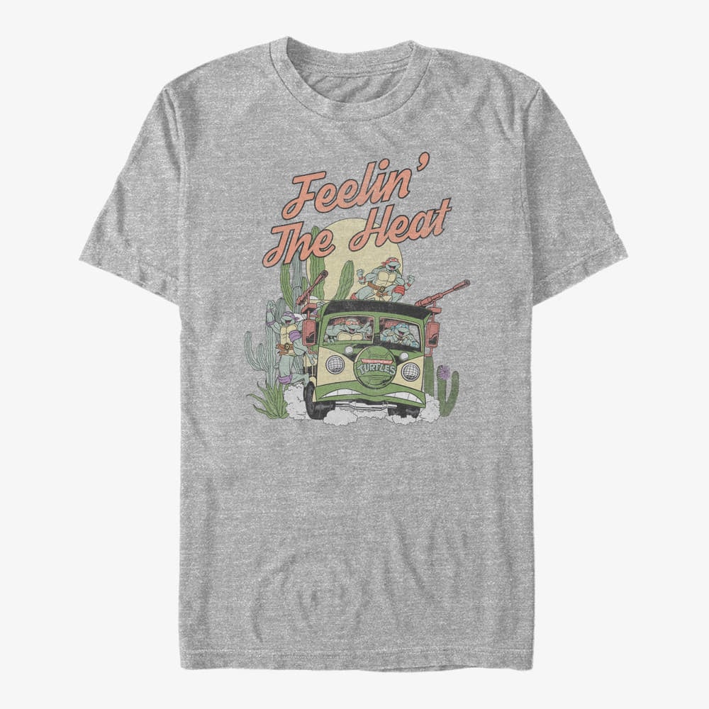 majice kratkih rukava Merch Nickelodeon Teenage Mutant Ninja Turtles - DESERT BOUND Unisex T-Shirt Heather Grey