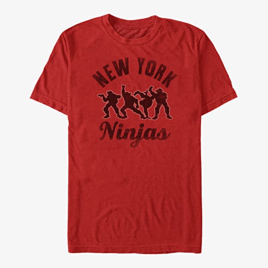 T-shirt Merch Nickelodeon Teenage Mutant Ninja Turtles - Silhouette Ninjas Unisex T-Shirt Red