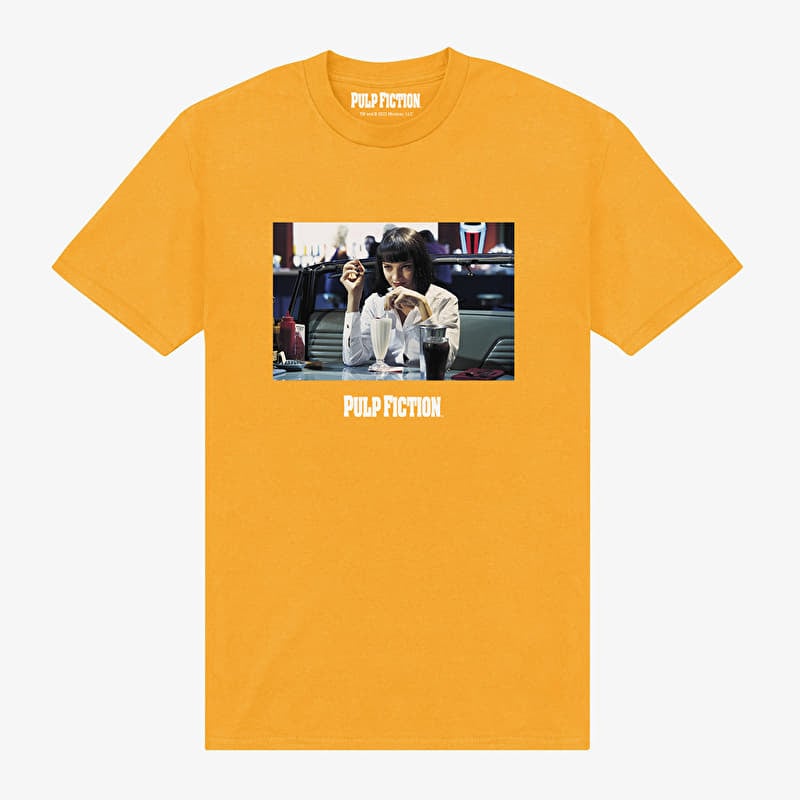T-skjorte Merch Pulp Fiction - Pulp Fiction Mia Wallace Unisex T-Shirt Gold