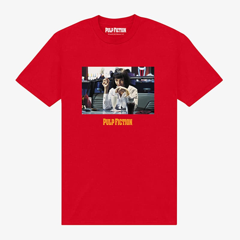 T-skjorte Merch Pulp Fiction - Pulp Fiction Mia Wallace Unisex T-Shirt Red