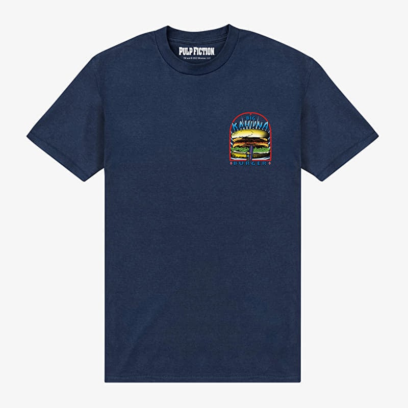 T-skjorte Merch Pulp Fiction - Big Kahuna Burger Unisex T-Shirt Navy
