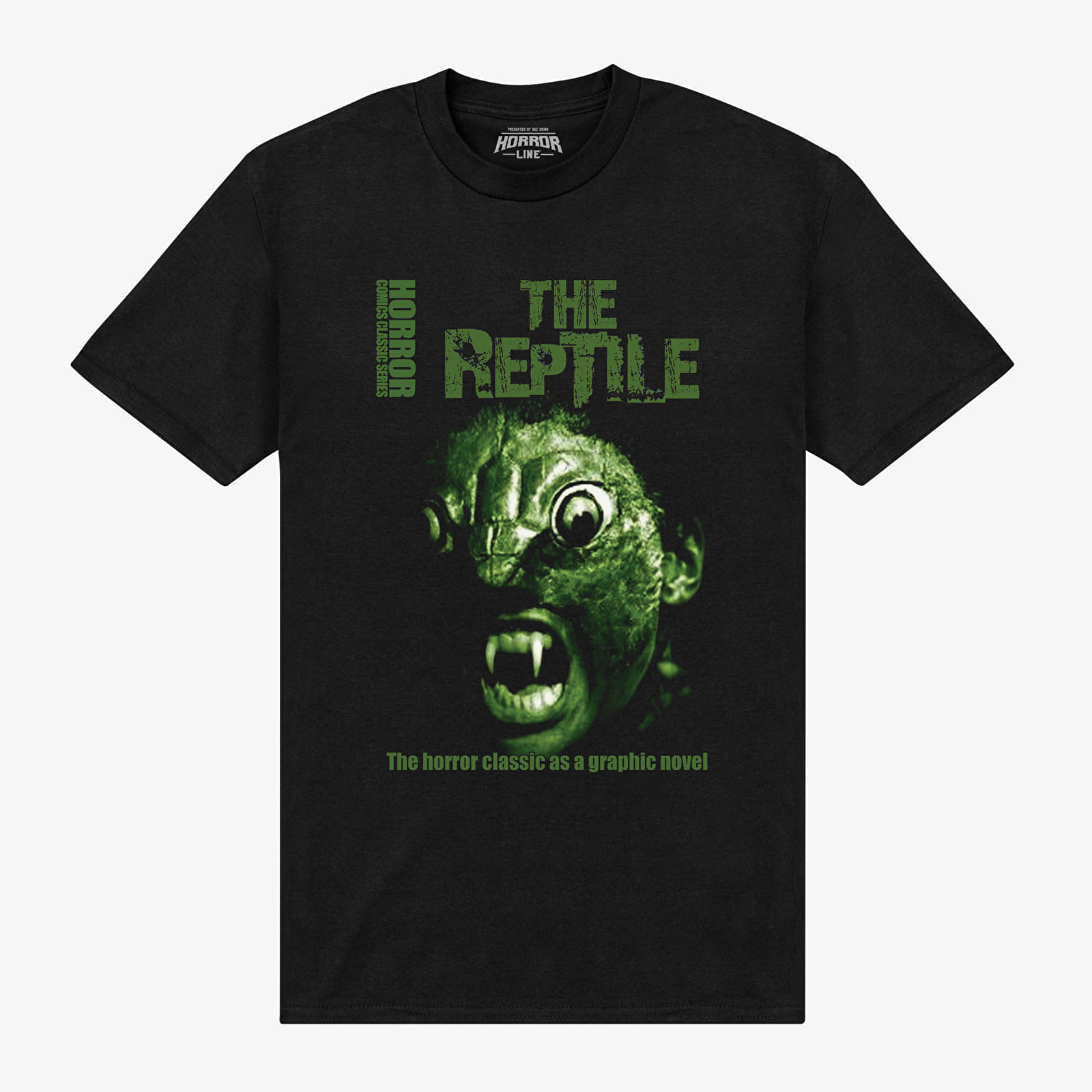 majice kratkih rukava Merch Horrorline - horrorline-the-reptile Unisex T-Shirt Black