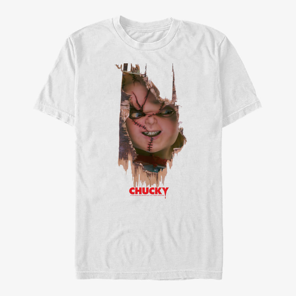 Pólók Merch NBCU Chucky - ITS CHUCKY Unisex T-Shirt White