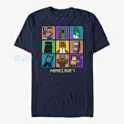 Blue minecraft sale shirt