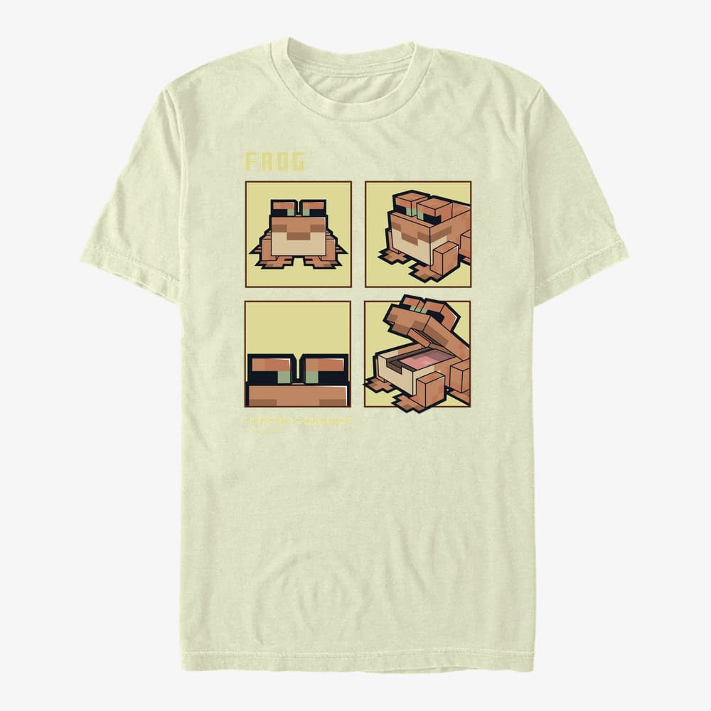 Majice T-shirt Merch Minecraft - Emotion Boxes Unisex T-Shirt Natural