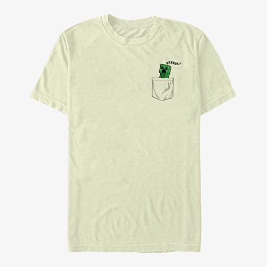 T-shirt Merch Minecraft - POCKET CREEPER Unisex T-Shirt Natural