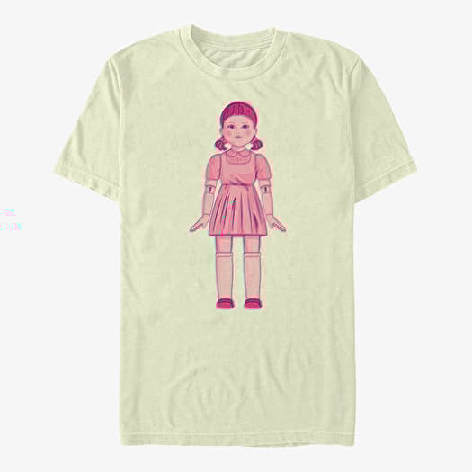 T-krekls Merch Netflix Squid Game - Creepy Doll Unisex T-Shirt Natural