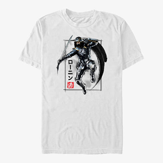 Tričko Merch Marvel Avengers Endgame - Ronin Shot Unisex T-Shirt White