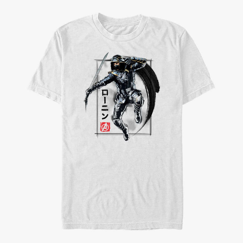 Magliette Merch Marvel Avengers Endgame - Ronin Shot Unisex T-Shirt White