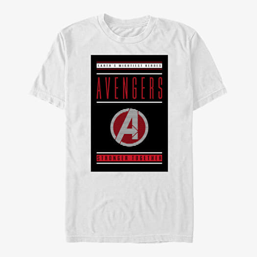 T-särk Merch Marvel Avengers Endgame - Stronger Together Unisex T-Shirt White