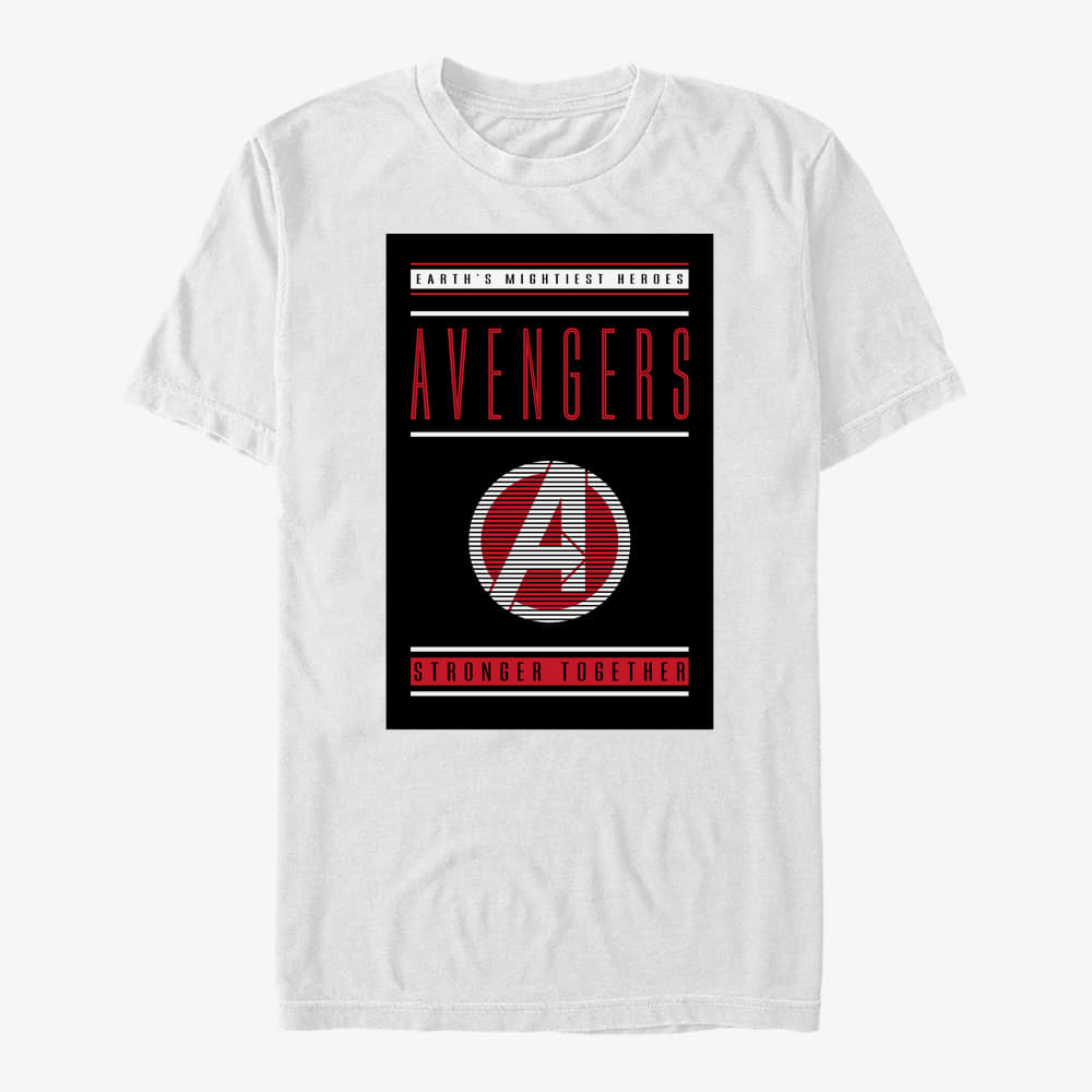 T-särgid Merch Marvel Avengers Endgame - Stronger Together Unisex T-Shirt White