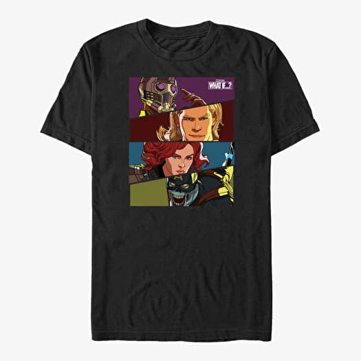 T-shirt Merch Marvel What If...? - Hero Boxes Unisex T-Shirt Black