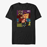 Merch Marvel What If...? - Hero Boxes Unisex T-Shirt Black