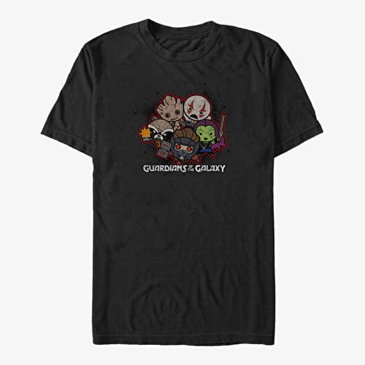 T-shirt Merch Marvel GOTG 2 - Space Rocket Unisex T-Shirt Black