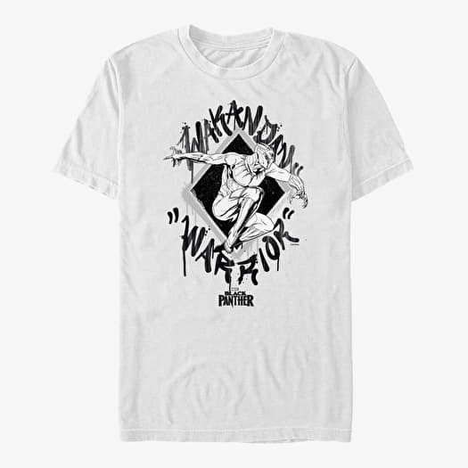 T-shirt Merch Marvel Black Panther: Movie - Wakanda Warrior Unisex T-Shirt White