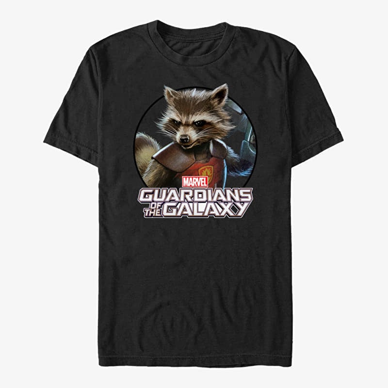 Tricou Merch Marvel GOTG 2 - Guardians2 logo Unisex T-Shirt Black