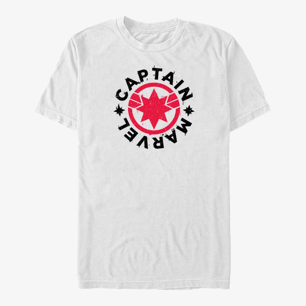 T-shirts Merch Captain Marvel: Movie - Captain Marvel Unisex T-Shirt White