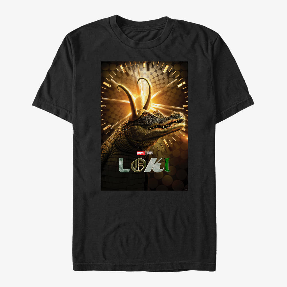 T-shirts Merch Marvel Loki - Alligator Loki Poster Unisex T-Shirt Black