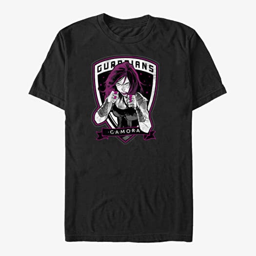 Tričko Merch Marvel GOTG 2 - Star Lord Red Unisex T-Shirt Black