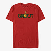 Merch Marvel GOTG Classic - Racoon Gun Unisex T-Shirt Red