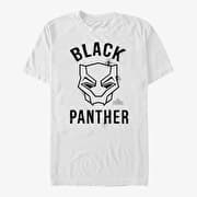 Merch Marvel Black Panther: Movie - Bold Panther Unisex T-Shirt White
