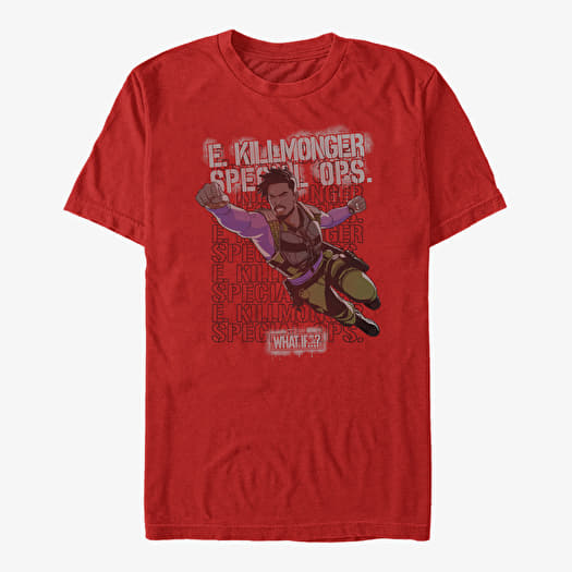 Tričko Merch Marvel What If...? - Army Brat Unisex T-Shirt Red