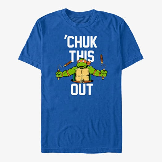 T-shirt Merch Nickelodeon Teenage Mutant Ninja Turtles - I PREFER THE NUNCHUCKS Unisex T-Shirt Royal Blue