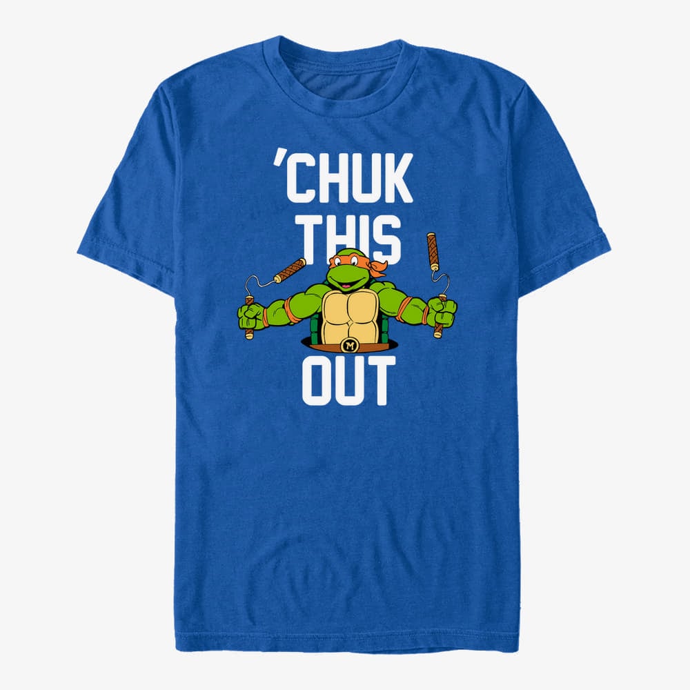 T-shirts Merch Nickelodeon Teenage Mutant Ninja Turtles - I PREFER THE NUNCHUCKS Unisex T-Shirt Royal Blue