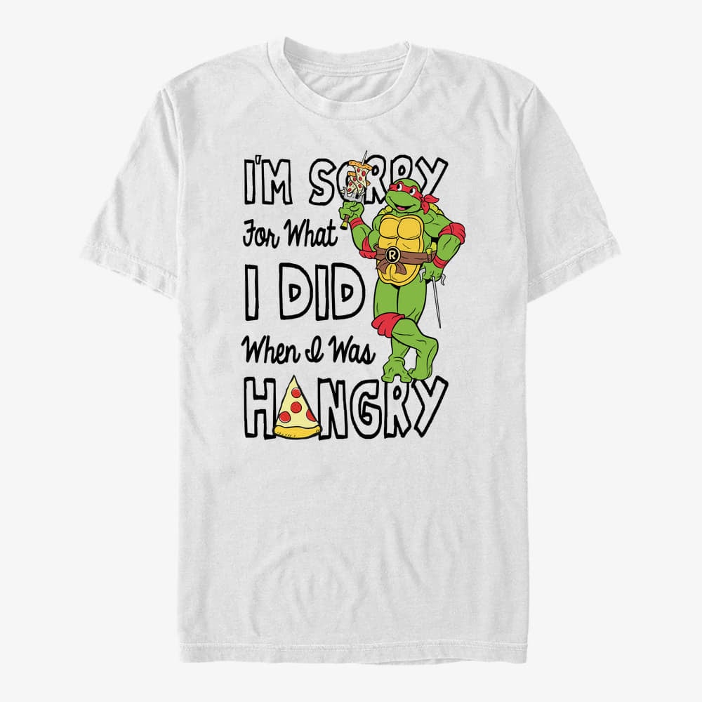 T-Shirts Merch Nickelodeon Teenage Mutant Ninja Turtles - Sorry Unisex T-Shirt White
