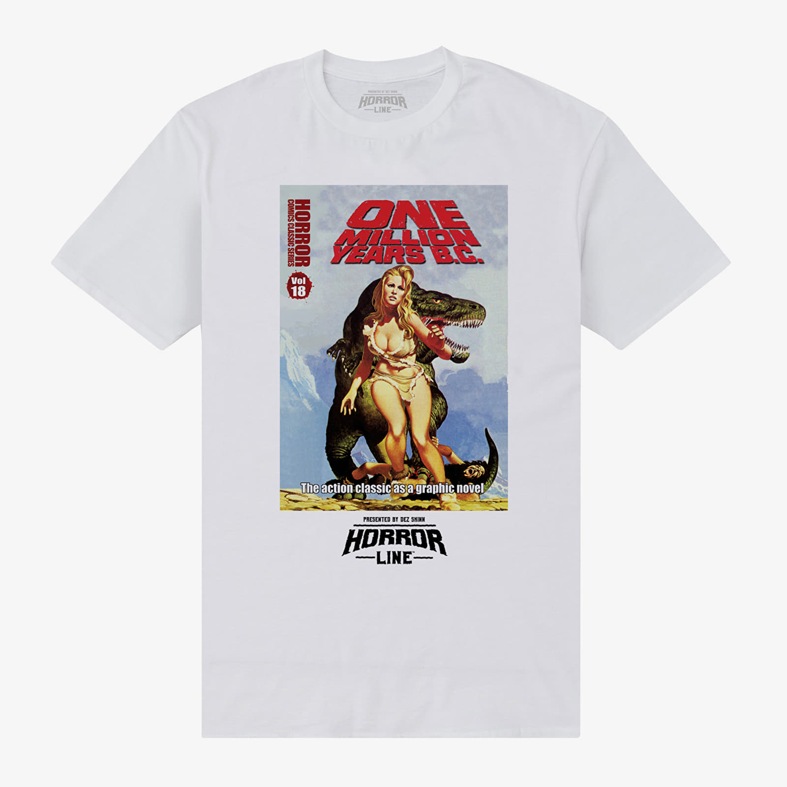 T-shirts Merch Horrorline - horrorline-one-million-years-bc Unisex T-Shirt White