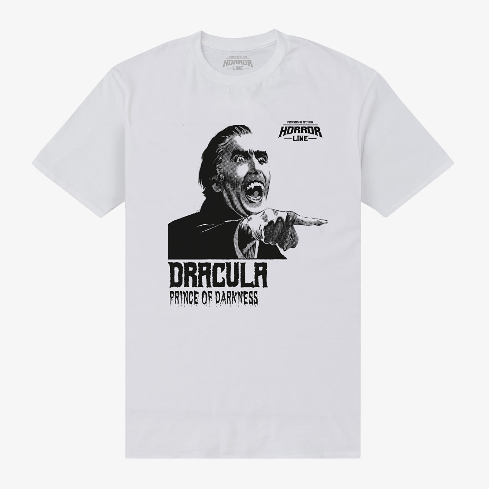 Trička Merch Horrorline - horrorline-dracula-sucks Unisex T-Shirt White