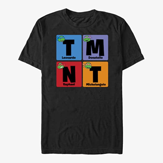 Tričko Merch Nickelodeon Teenage Mutant Ninja Turtles - Elemental Turtle Unisex T-Shirt Black