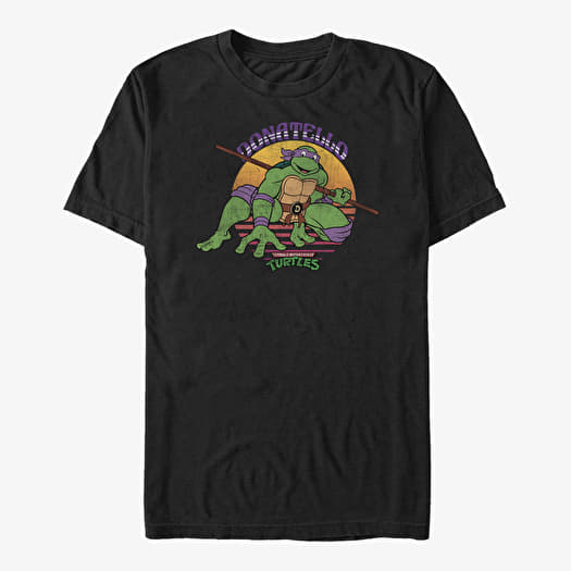 T-shirt Merch Nickelodeon Teenage Mutant Ninja Turtles - Donny Sun Unisex T-Shirt Black