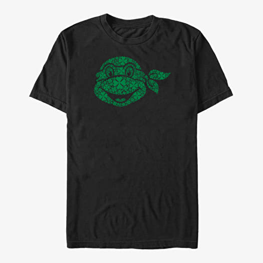 T-paita Merch Nickelodeon Teenage Mutant Ninja Turtles - Turtle Clover Fill Unisex T-Shirt Black