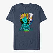 Merch Marvel GOTG 2 - Space Lord Unisex T-Shirt Vintage Heather Navy