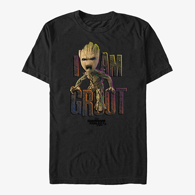 Póló Merch Marvel GOTG Classic - Cosmic Mix Tape Unisex T-Shirt Black