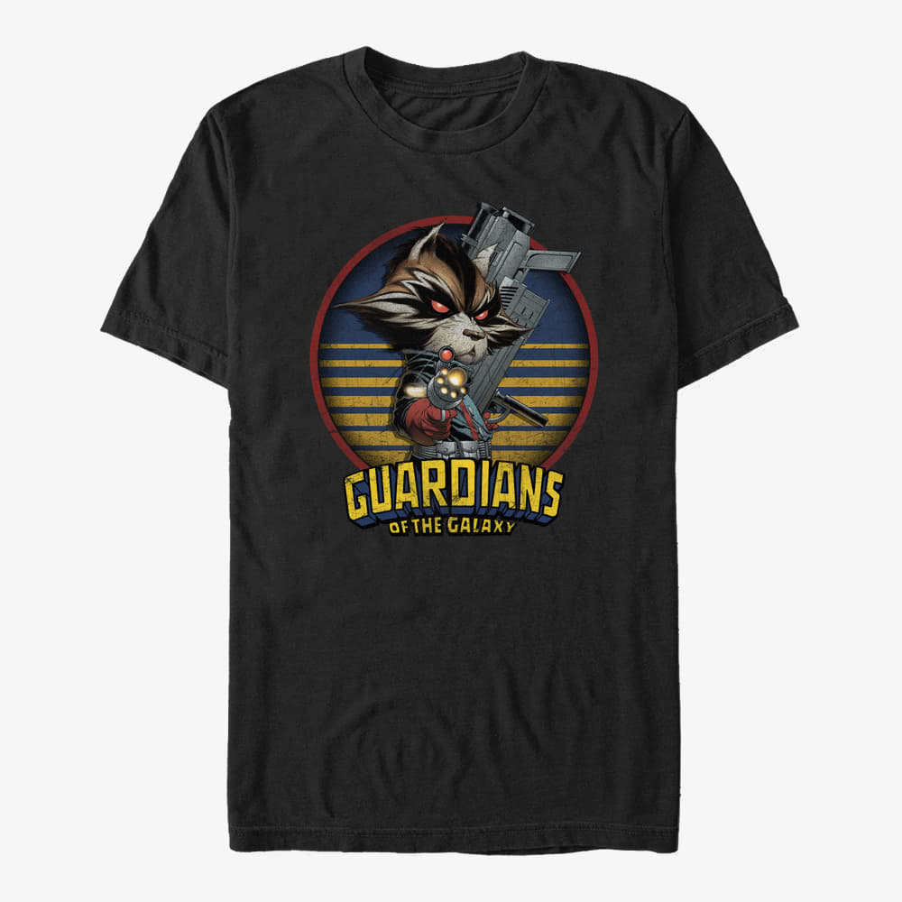 T-Shirts Merch Marvel GOTG 2 - Guardians Line Up Unisex T-Shirt Black