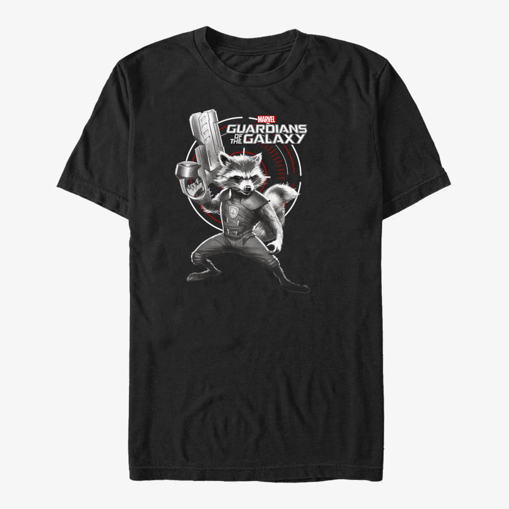 T-Shirts Merch Marvel GOTG Classic - Tape Unisex T-Shirt Black