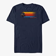 Merch Marvel GOTG 2 - Groot Info Unisex T-Shirt Navy Blue