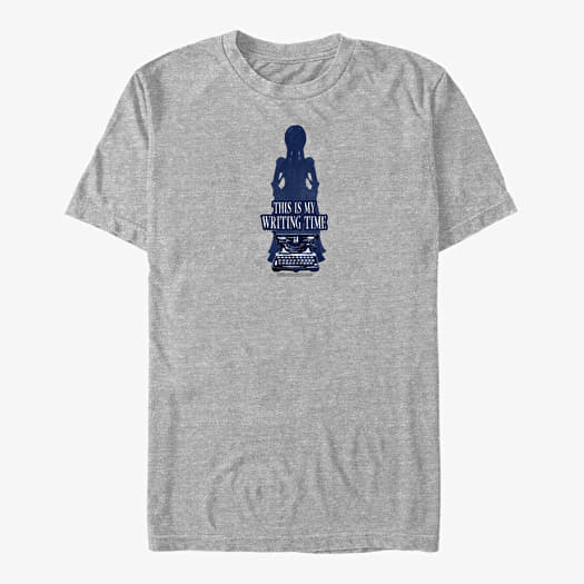 T-shirt Merch MGM Wednesday - My Writing Time Unisex T-Shirt Heather Grey