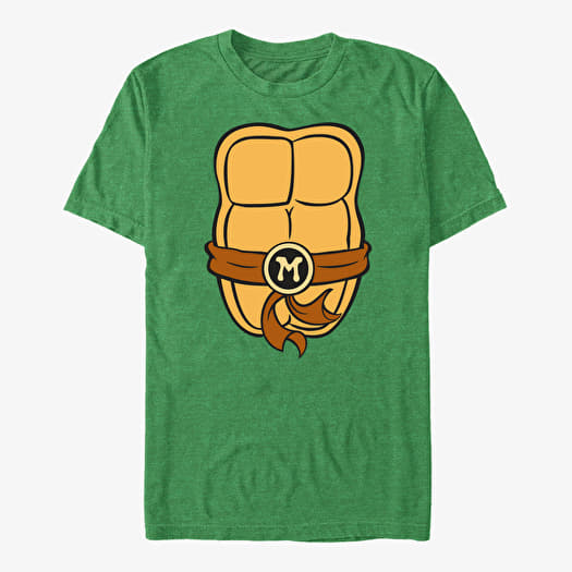 T-shirt Merch Nickelodeon Teenage Mutant Ninja Turtles - Michelangelo Top Unisex T-Shirt Retro Heather Green