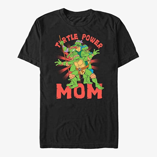 Póló Merch Nickelodeon Teenage Mutant Ninja Turtles - Turtle Power Mom Unisex T-Shirt Black