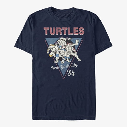 T-shirt Merch Nickelodeon Teenage Mutant Ninja Turtles - NYC Unisex T-Shirt Navy Blue