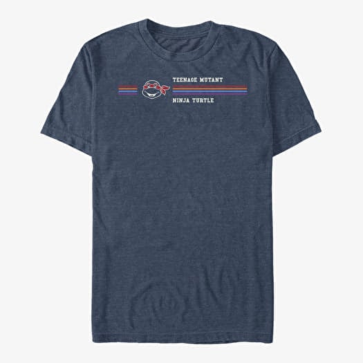 T-shirt Merch Nickelodeon Teenage Mutant Ninja Turtles - Vintage Turtle Unisex T-Shirt Vintage Heather Navy